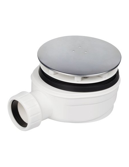PILETTA DOCCIA SIFONATA RIBASSATA PP INOX H.MM 60 1"1/2