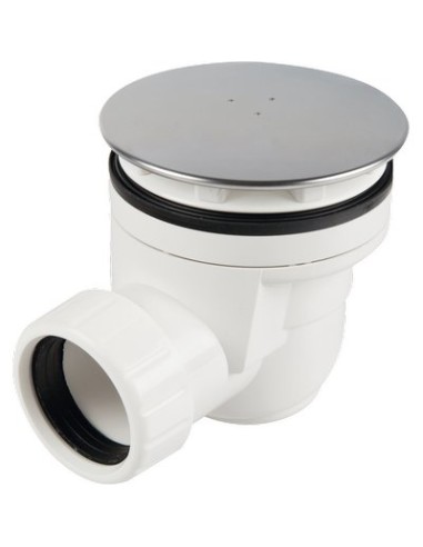 PILETTA DOCCIA SIFONATA PP INOX 1"1/2