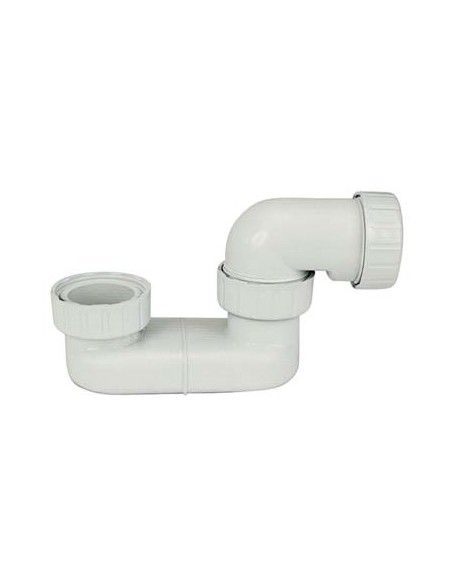 SIFONE PP RIBASSATO VASCA BIANCO 1"1/2