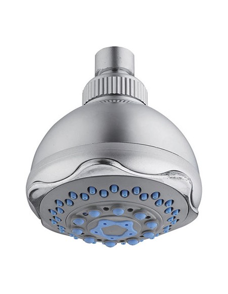 SOFFIONE DOCCIA + SNODO 5 GETTI GEMMA EFFE ABS CROMATO 1/2F MM 91