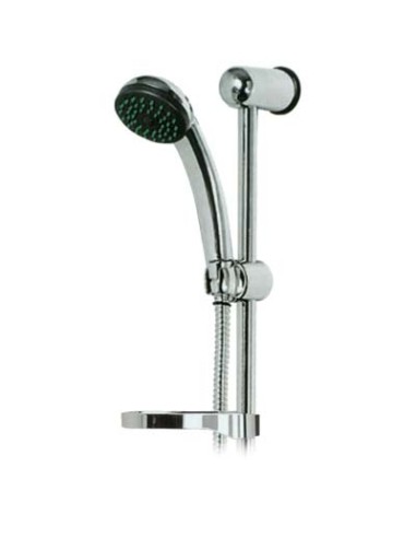 SALISCENDI DOCCETTA 1 GETTO JET ABS CROMATO TUBO MM 25 + FLEX CM 150 + D.MM 70