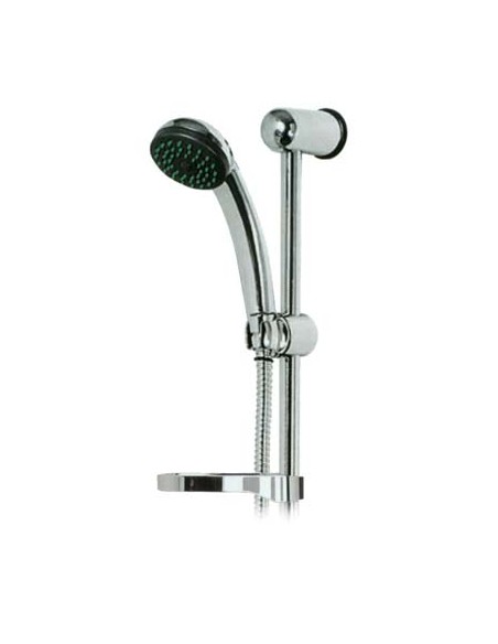 SALISCENDI DOCCETTA 1 GETTO JET ABS CROMATO TUBO MM 25 + FLEX CM 150 + D.MM 70