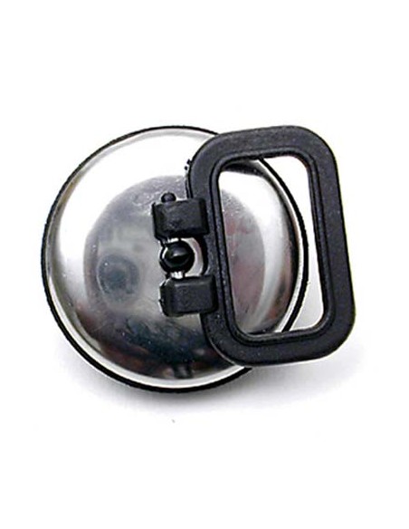 TAPPO PILETTA + MANIGLIA PVC/INOX MM 52