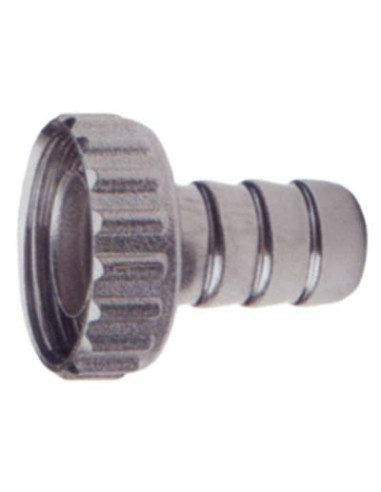 PORTAGOMMA + GHIERA X RUBINETTO STARS OTTONE CROMATO 1"