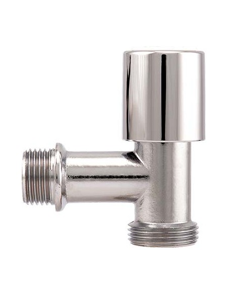 RUBINETTO A VITE X LAVATRICE 250 ITAP OTTONE CROMATO 1/2MX3/4M
