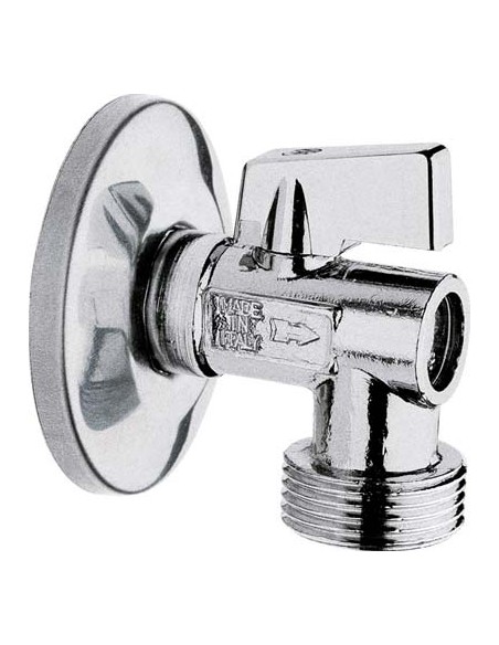 RUBINETTO A SFERA X LAVATRICE 706 ITAP OTTONE CROMATO 1/2MX3/4M