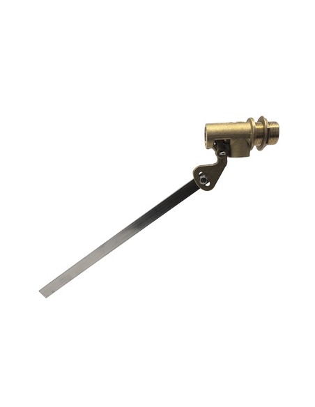 RUBINETTO GALLEGGIANTE CASSONE 320 OTTONE ASTA INOX AISI 430 1/2M