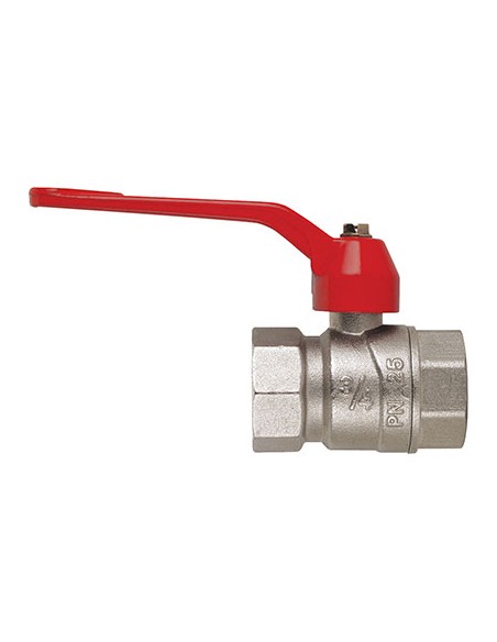VALVOLA SFERA NORMALE FF LEVA PERFECTA FIV OTTONE NICHELATO 3/4F