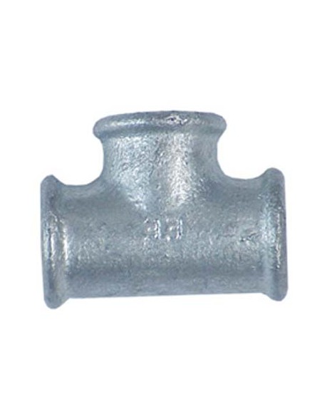 TEE GHISA ZINCATA 130 GEBO 1"F