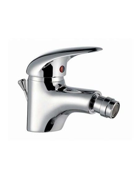 MISCELATORE BIDET START H25 CROLLA OTTONE CROMATO + PILETTA 1"1/4