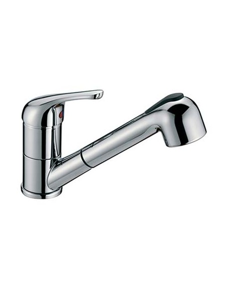 MISCELATORE LAVELLO DOCCIA ESTRAIBILE CROLLA OTTONE CROMATO