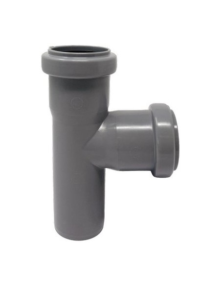 BRAGA SCARICO IDRICO AD INNESTO PP GRIGIO MM 40 87°