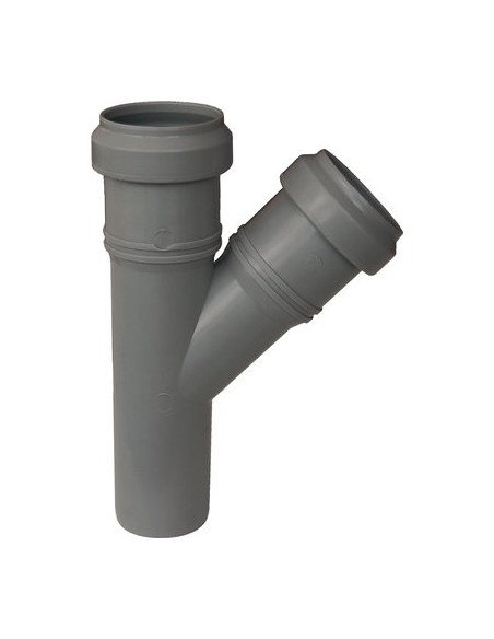 BRAGA SCARICO IDRICO AD INNESTO PP GRIGIO MM 90 45°