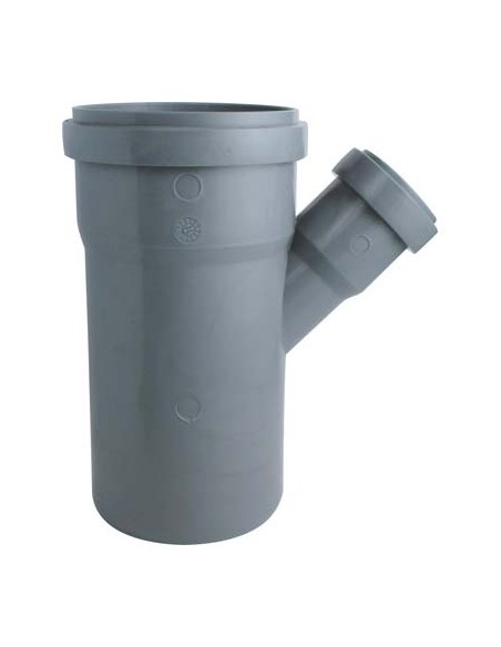 BRAGA RIDOTTA SCARICO IDRICO AD INNESTO PP GRIGIO MM 90/40 45°
