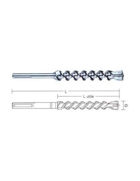 PUNTA MARTELLO SDS MAX MAKITA MM 28X570