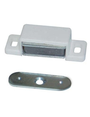 CRICCHETTO MAGNETICO SPORTELLI 306 MM 48 H.MM 15 KG 6 + INCONTRO BIANCO