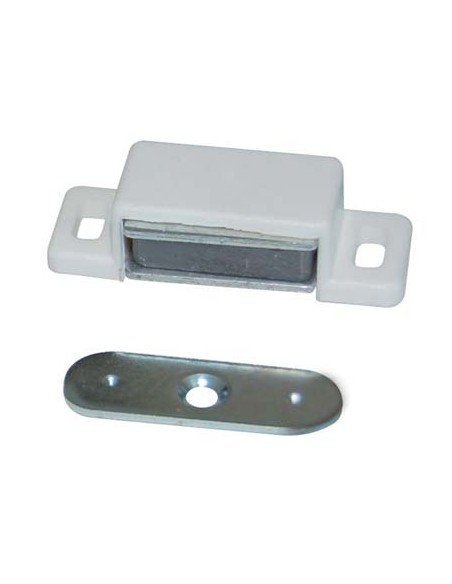 CRICCHETTO MAGNETICO SPORTELLI 306 MM 48 H.MM 15 KG 6 + INCONTRO BIANCO