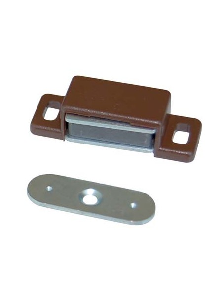 CRICCHETTO MAGNETICO SPORTELLI 306 MM 48 H.MM 15 KG 6 + INCONTRO MARRONE