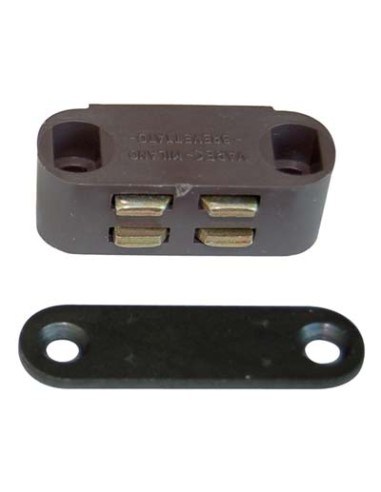 CRICCHETTO MAGNETICO SPORTELLI UC9 VAREC MM 35 H.MM 12 KG 3 + INCONTRO MARRONE