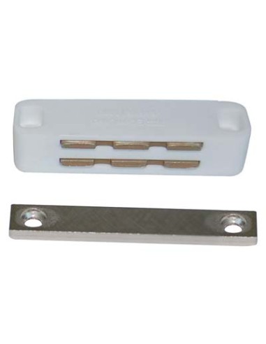 CRICCHETTO MAGNETICO SPORTELLI UC20 VAREC MM 74 H.MM 22 KG 14 + INCONTRO BIANCO