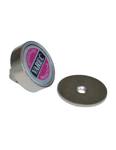CRICCHETTO MAGNETICO A PASTICCA RPV VAREC MM 22 KG 3,0 + PERNO + INCONTRO