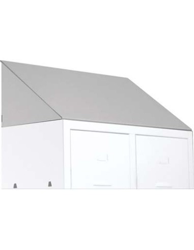 TETTO X ARMADIO SPORCO PULITO INCLINATO PROMETAL VERN GRIGIO POSTI 1 MM  360X350