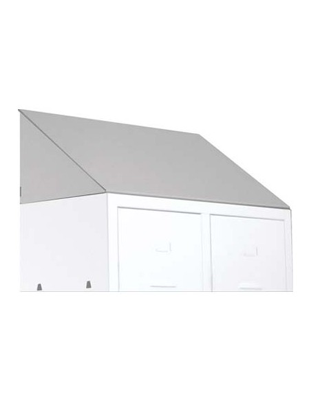TETTO X ARMADIO SPORCO PULITO INCLINATO PROMETAL VERN GRIGIO POSTI 2 MM 1000X350