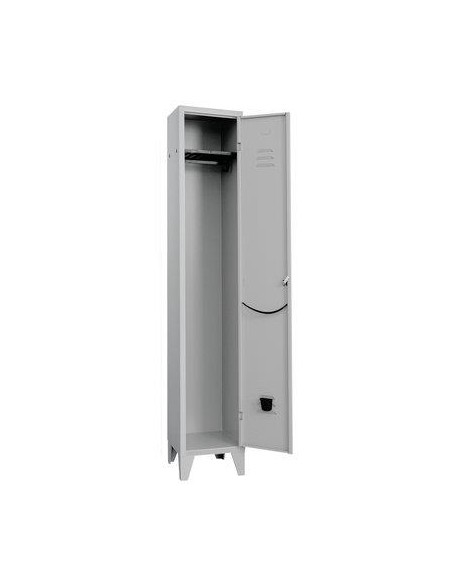 ARMADIO SPOGLIATOIO MONTATO PROMETAL VERN GRIGIO POSTI 1 H.MM 1795 MM  360X500