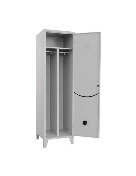 ARMADIO SPORCO PULITO MONTATO PROMETAL VERN GRIGIO POSTI 1 H.MM 1795 MM  360X500