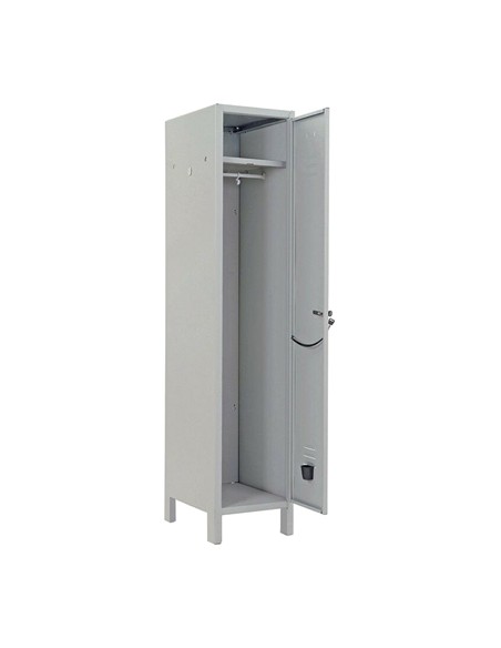 ARMADIO SPOGLIATOIO SMONTATO PROMETAL VERN GRIGIO POSTI 1 H.MM 1795 MM  360X350