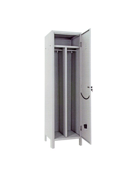 ARMADIO SPORCO PULITO SMONTATO PROMETAL VERN GRIGIO POSTI 1 H.MM 1795 MM 500X500