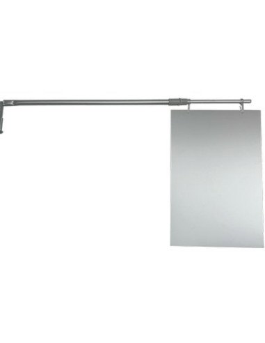 CARTELLO AVVISI SCAFFALE MARKET A4 ASTA TELESCOPICA CM 60-90 + GANCIO CREMAGLIERA