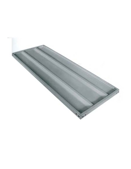 RIPIANO METALLICO RINFORZO DOPPIO PROMETAL ACCIAIO VERN GRIGIO CM 100X50