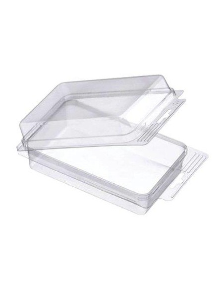 BIVALVA RIGIDA PVC TRASPARENTE MM  75X 48 H.MM 20
