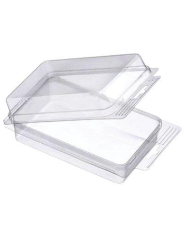BIVALVA RIGIDA PVC TRASPARENTE MM 110X 50 H.MM 20
