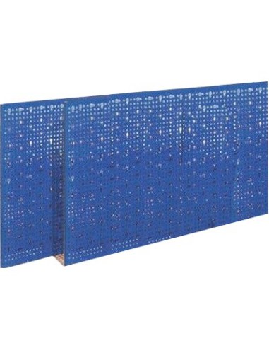PANNELLO ESPOSITIVO A FORI ASOLATI ACCIAIO VERNICIATO CM 100X50 BLU