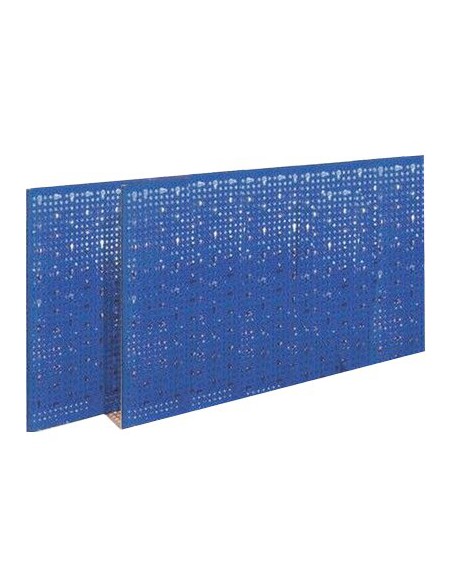 PANNELLO ESPOSITIVO A FORI ASOLATI ACCIAIO VERNICIATO CM 100X50 BLU