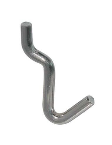 GANCIO UNCINO ACCIAIO X PANNELLO ESPOSITIVO CROMATO N° 1 MM 15X31