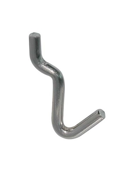 GANCIO UNCINO ACCIAIO X PANNELLO ESPOSITIVO CROMATO N° 1 MM 15X31