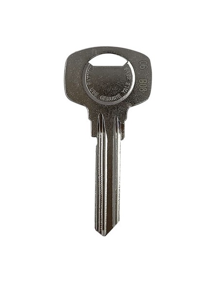 CHIAVE PIATTA YALE 1006 DX 6 PERNI ORIGINALE OTTONE NICHELATO