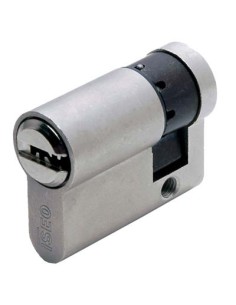 MEZZO CILINDRO SAGOMATO R6 PLUS ISEO OTT.CROM.SATIN CHIAVI 5 MM 40 30+10