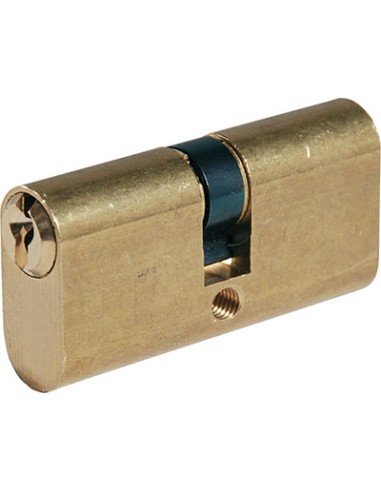 CILINDRO OVALE 2302 IBFM OTTONE CHIAVI 3 MM 54 27+27 KA