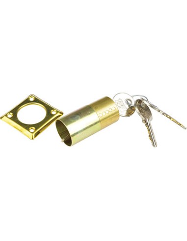 CILINDRO ESTERNO A TUBO C400 FACCHINETTI OTTONE CHIAVI 3 D.MM 26 L.MM 50