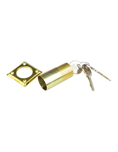 CILINDRO ESTERNO A TUBO C400 FACCHINETTI OTTONE CHIAVI 3 D.MM 26 L.MM 50