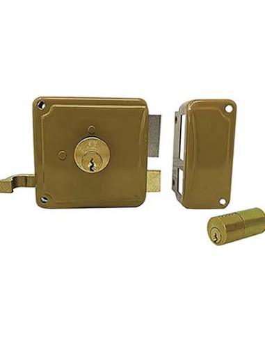 SERRATURA LEGNO APPLICARE P20 FACCHINETTI C.FISSO M2+TIRANTE E.MM 50 SX