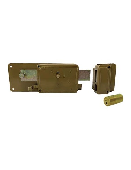 SERRATURA FERROGLIETTO P65 FISSO FACCHINETTI C.TONDO FISSO M6+SCR+POMOLO E.MM 50