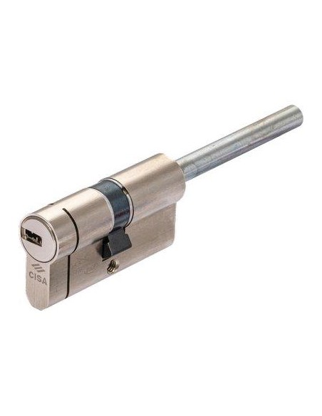 CILINDRO SAGOMATO ASTRAL TEKNO PRO POMOLO CISA OTT.NICH.SATIN CHIAVI 5+1 MM 80 30+50