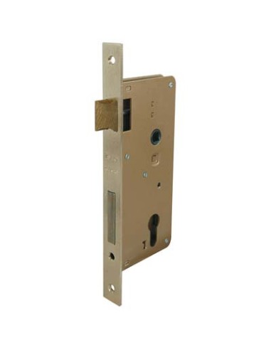 SERRATURA LEGNO INFILARE 200 ISEO B.Q OTTONATO F.MM 22 F.SAGOM M2+SCR+Q8 E.MM 30