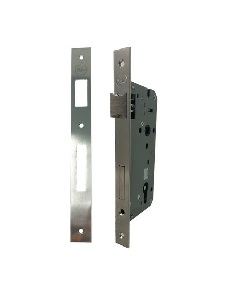 SERRATURA LEGNO INFILARE 52X YALE B.Q NICHELATO F.MM 22 F.SAGOM M2+SCR+Q8 E.MM 45