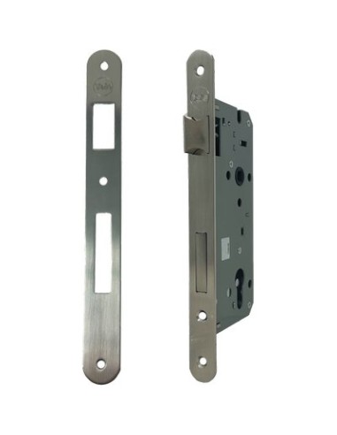 SERRATURA LEGNO INFILARE 52X YALE B.T NICHELATO F.MM 22 F.SAGOM M2+SCR+Q8 E.MM 70